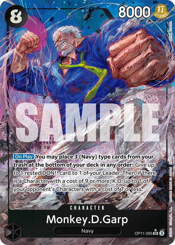 Monkey.D.Garp (Alternate Art) [A Fist of Divine Speed] | Black Swamp Games