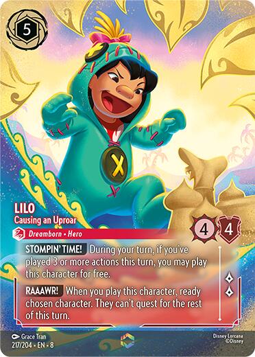 Lilo - Causing an Uproar (Enchanted) (217/204) [Reign of Jafar] | Black Swamp Games