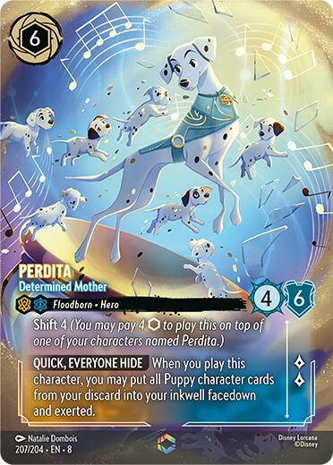 Perdita - Determined Mother (Enchanted) (207/204) [Reign of Jafar] | Black Swamp Games