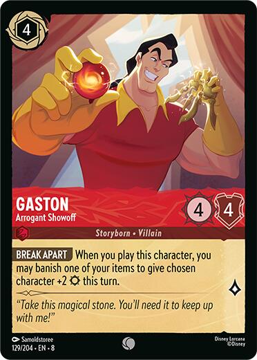 Gaston - Arrogant Showoff (129/204) [Reign of Jafar] | Black Swamp Games