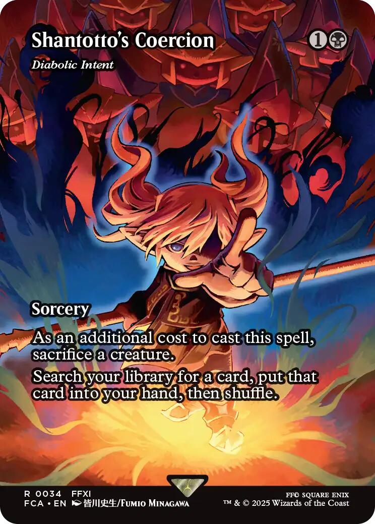 Shantotto's Coercion - Diabolic Intent (Showcase) [FINAL FANTASY : Through the Ages] | Black Swamp Games