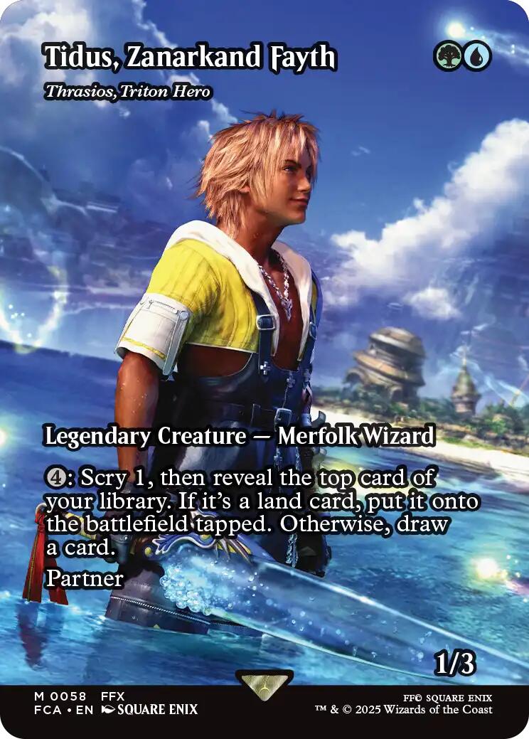 Tidus, Zanarkand Fayth - Thrasios, Triton Hero (Showcase) [FINAL FANTASY : Through the Ages] | Black Swamp Games