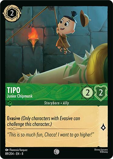 Tipo - Junior Chipmunk (89/204) [Reign of Jafar] | Black Swamp Games