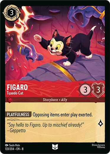 Figaro - Tuxedo Cat (133/204) [Reign of Jafar] | Black Swamp Games
