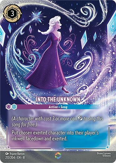 Into the Unknown - Enchanted (213/204) [Reign of Jafar] | Black Swamp Games