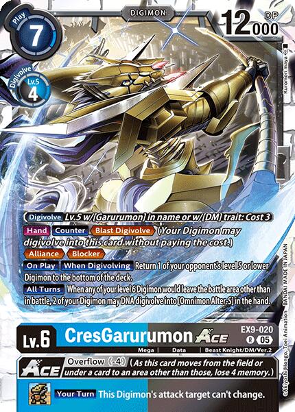 CresGarurumon ACE [EX9-020] [Versus Monsters] | Black Swamp Games