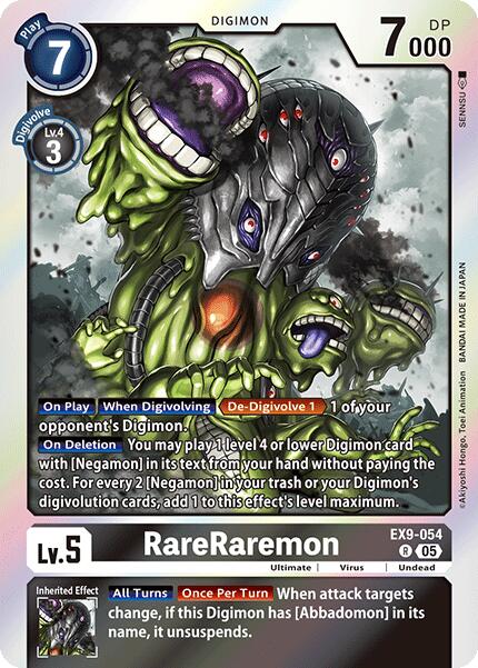 RareRaremon [EX9-054] [Versus Monsters] | Black Swamp Games