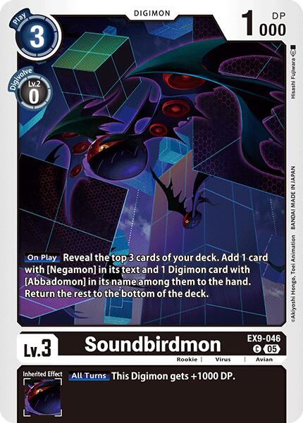 Soundbirdmon [EX9-046] [Versus Monsters] | Black Swamp Games