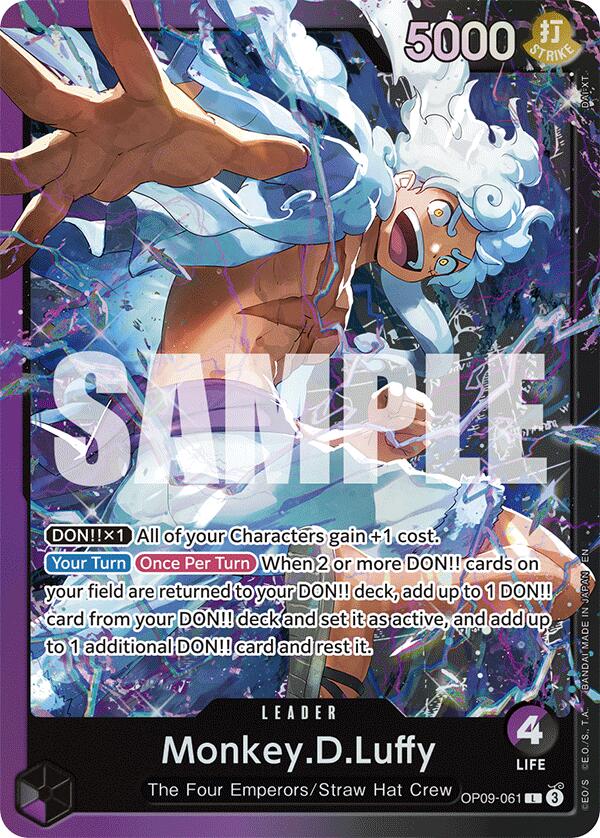 Monkey.D.Luffy (OP09-061) [Starter Deck: Purple/Black Monkey.D.Luffy] | Black Swamp Games