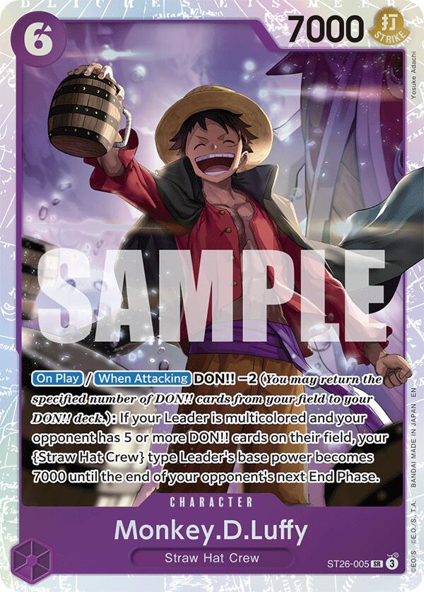 Monkey.D.Luffy (ST26-005) [Starter Deck: Purple/Black Monkey.D.Luffy] | Black Swamp Games