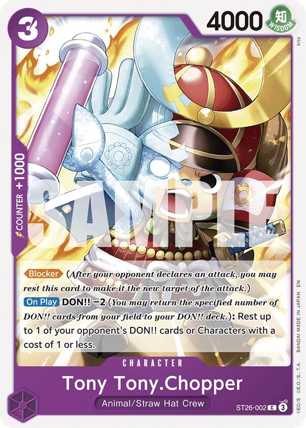 Tony Tony.Chopper [Starter Deck: Purple/Black Monkey.D.Luffy] | Black Swamp Games