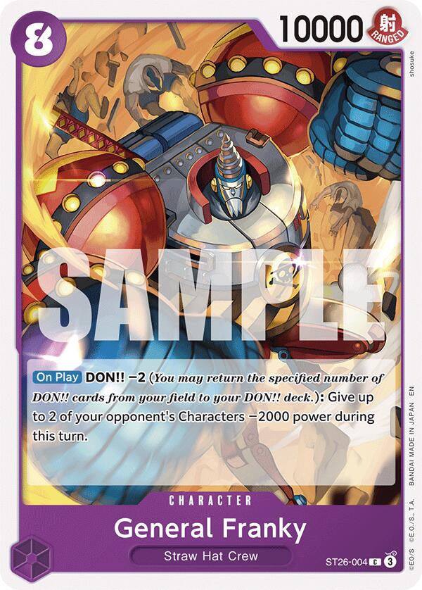General Franky [Starter Deck: Purple/Black Monkey.D.Luffy] | Black Swamp Games