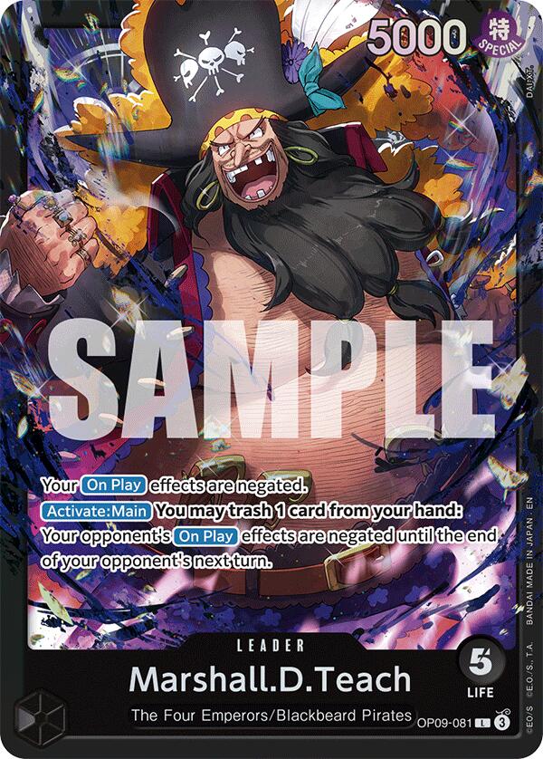 Marshall.D.Teach (OP09-081) [Starter Deck: Black Marshall.D.Teach] | Black Swamp Games
