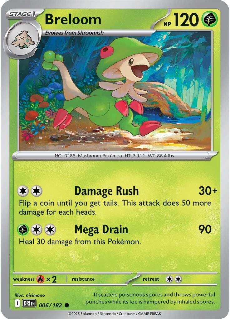 Breloom (006/182) [Scarlet & Violet: Destined Rivals] | Black Swamp Games