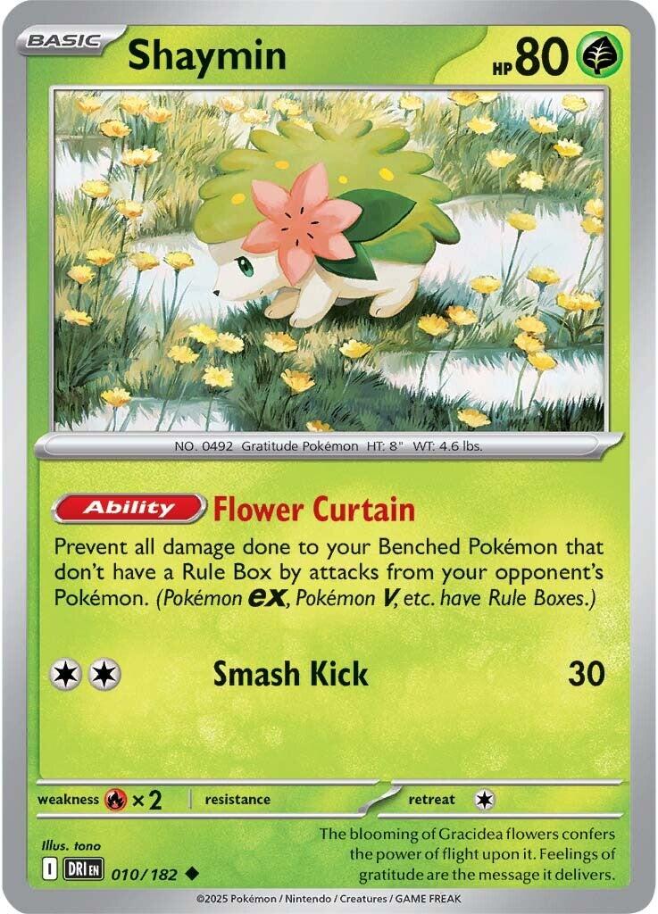 Shaymin (010/182) [Scarlet & Violet: Destined Rivals] | Black Swamp Games