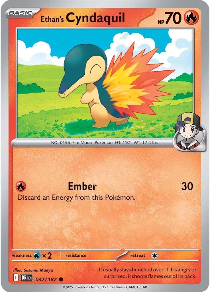 Ethan's Cyndaquil (032/182) [Scarlet & Violet: Destined Rivals] | Black Swamp Games