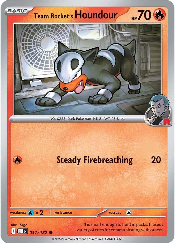 Team Rocket's Houndour (037/182) [Scarlet & Violet: Destined Rivals] | Black Swamp Games