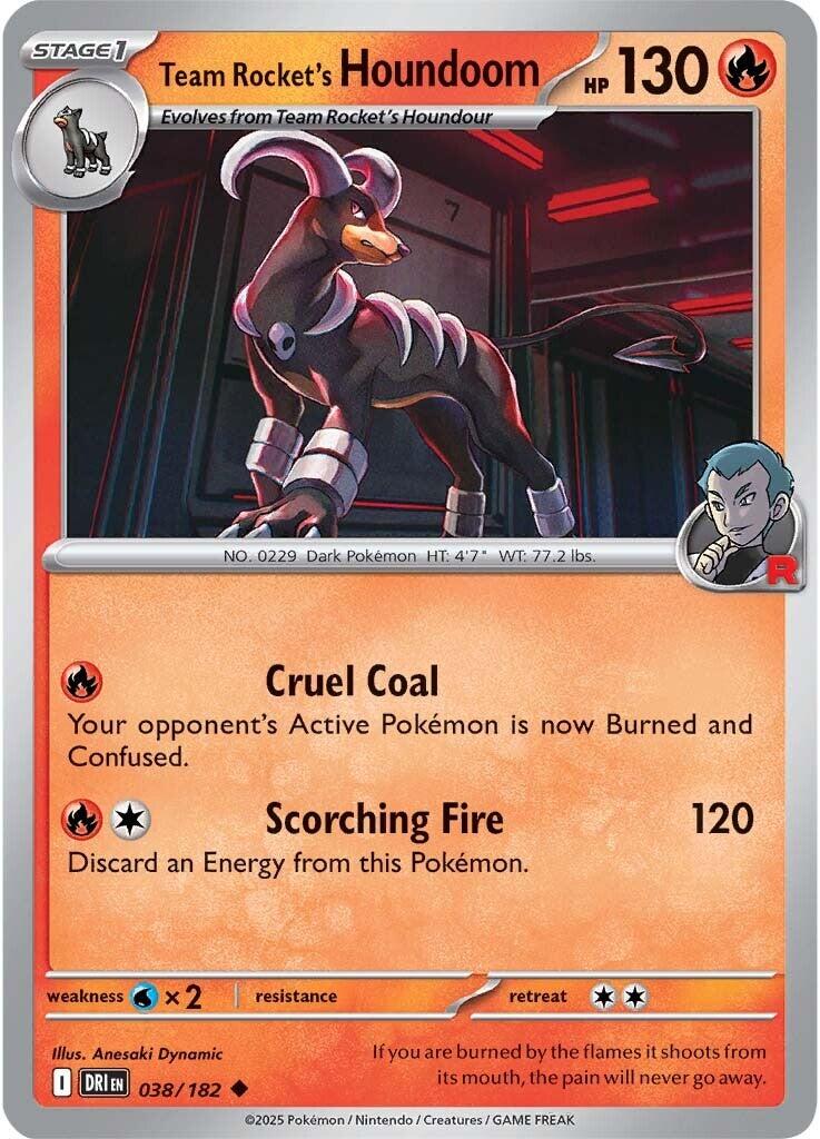 Team Rocket's Houndoom (038/182) [Scarlet & Violet: Destined Rivals] | Black Swamp Games