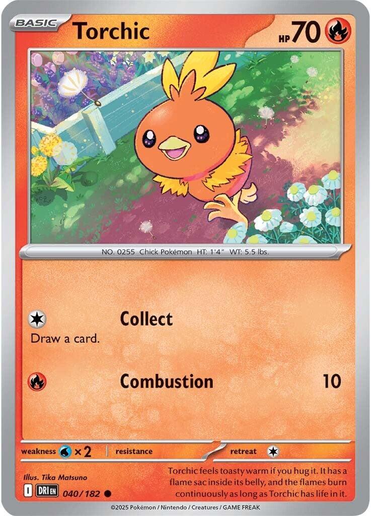 Torchic (040/182) [Scarlet & Violet: Destined Rivals] | Black Swamp Games
