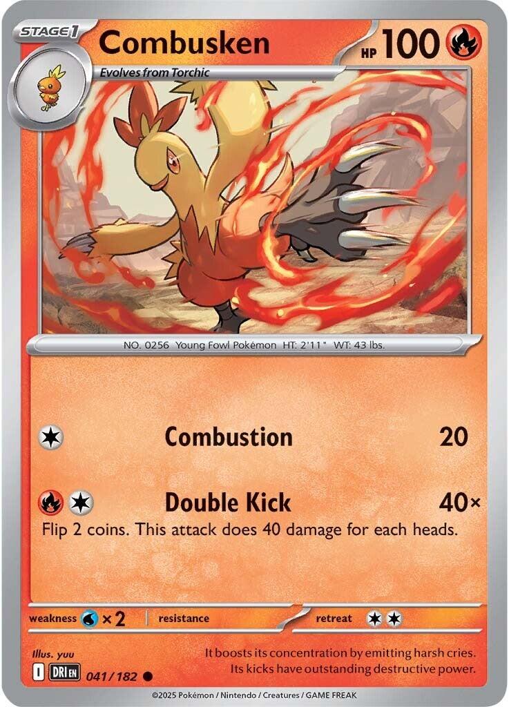 Combusken (041/182) [Scarlet & Violet: Destined Rivals] | Black Swamp Games