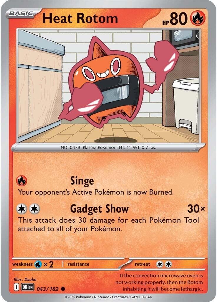 Heat Rotom (043/182) [Scarlet & Violet: Destined Rivals] | Black Swamp Games
