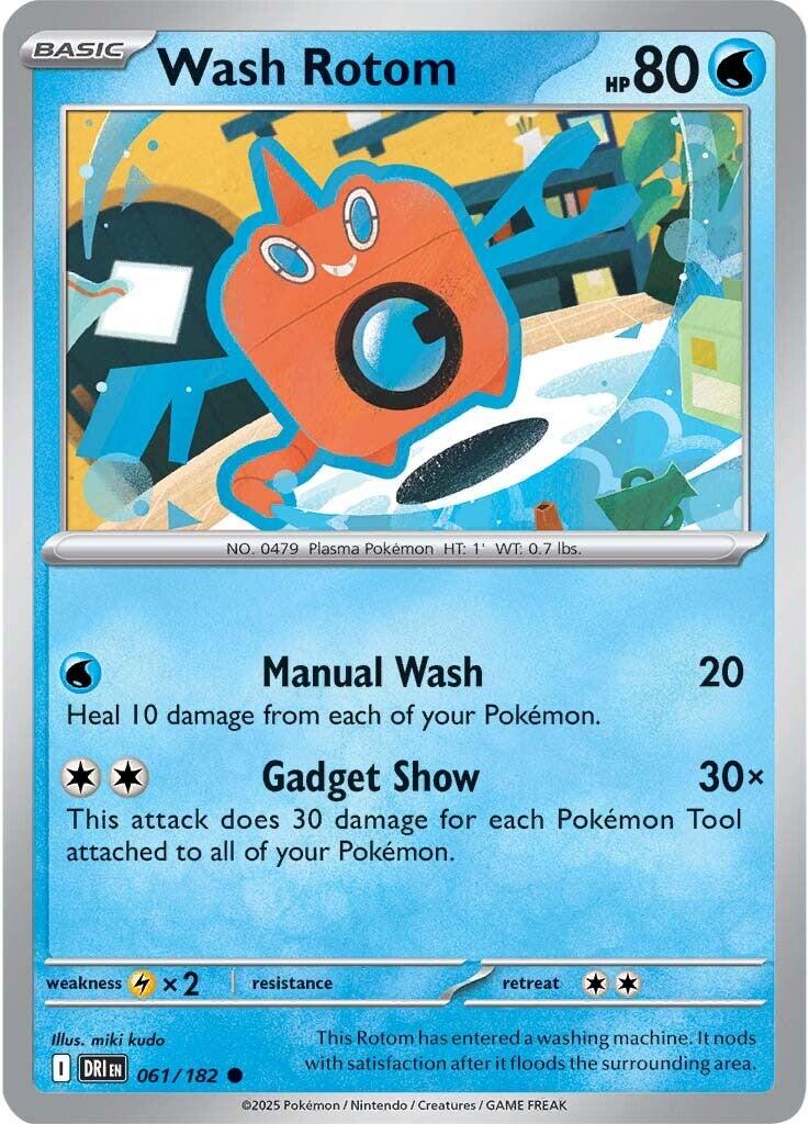 Wash Rotom (061/182) [Scarlet & Violet: Destined Rivals] | Black Swamp Games