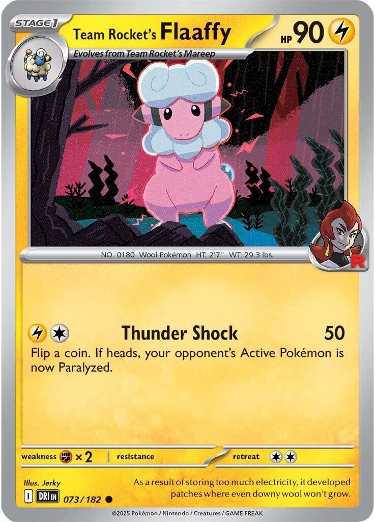 Team Rocket's Flaaffy (073/182) [Scarlet & Violet: Destined Rivals] | Black Swamp Games
