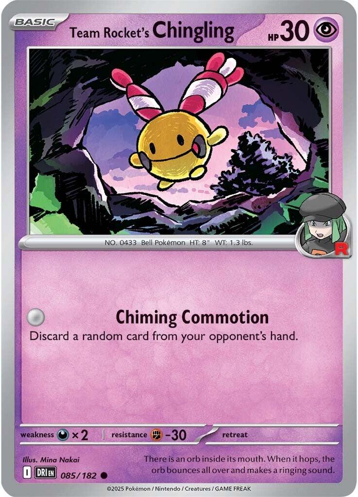 Team Rocket's Chingling (085/182) [Scarlet & Violet: Destined Rivals] | Black Swamp Games