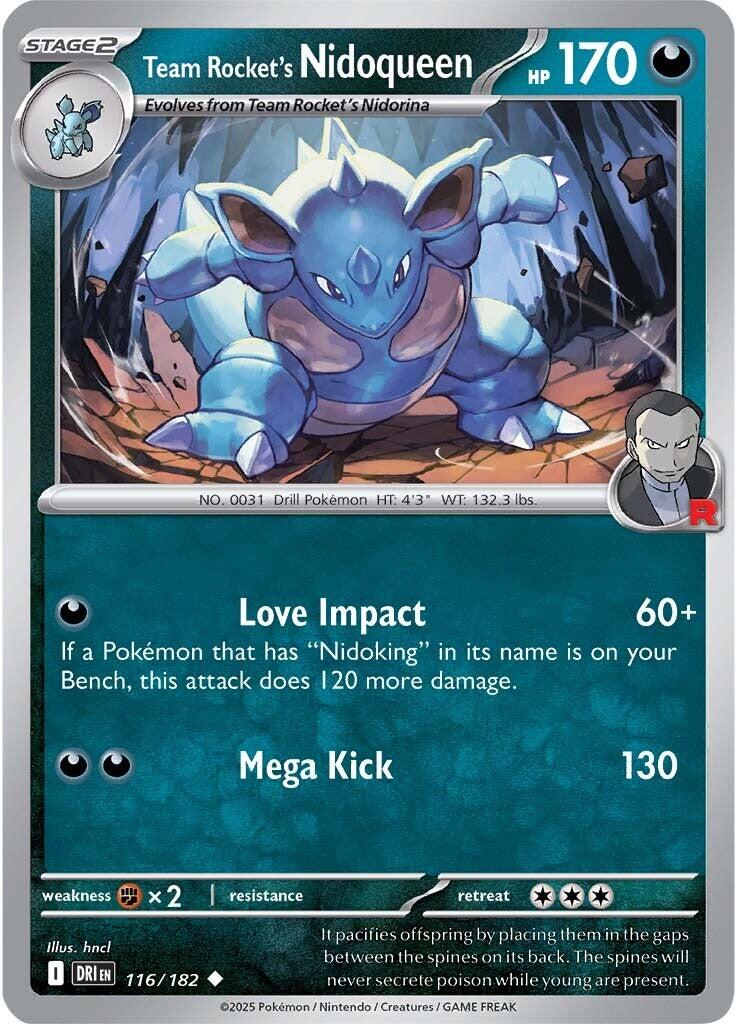 Team Rocket's Nidoqueen (116/182) [Scarlet & Violet: Destined Rivals] | Black Swamp Games