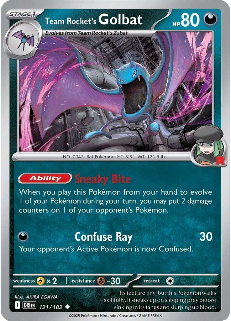 Team Rocket's Golbat (121/182) [Scarlet & Violet: Destined Rivals] | Black Swamp Games