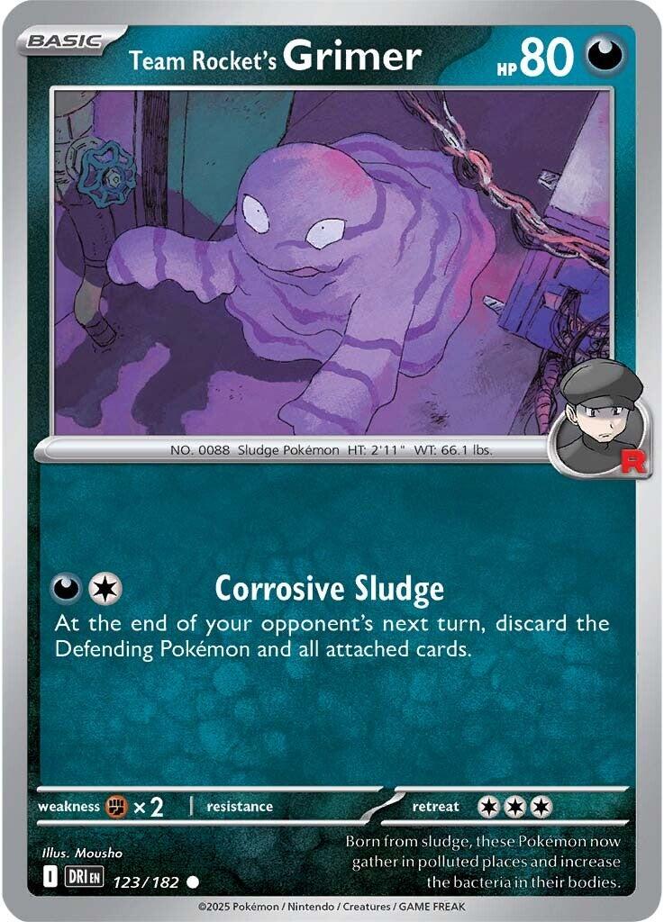 Team Rocket's Grimer (123/182) [Scarlet & Violet: Destined Rivals] | Black Swamp Games