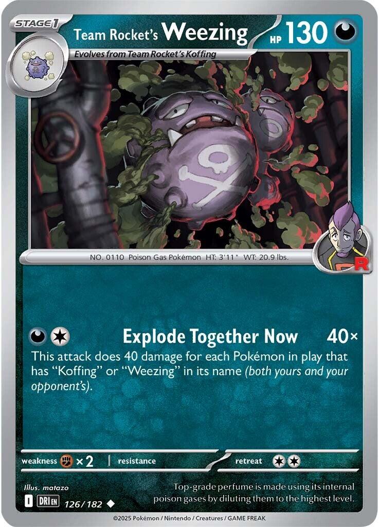Team Rocket's Weezing (126/182) [Scarlet & Violet: Destined Rivals] | Black Swamp Games