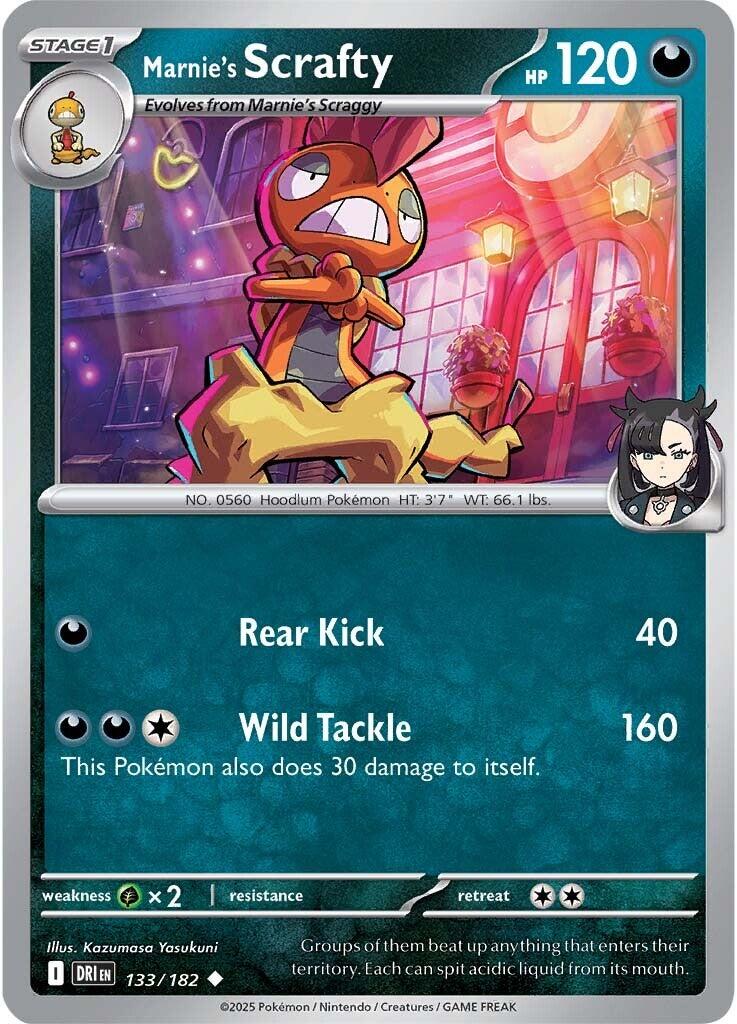 Marnie's Scrafty (133/182) [Scarlet & Violet: Destined Rivals] | Black Swamp Games