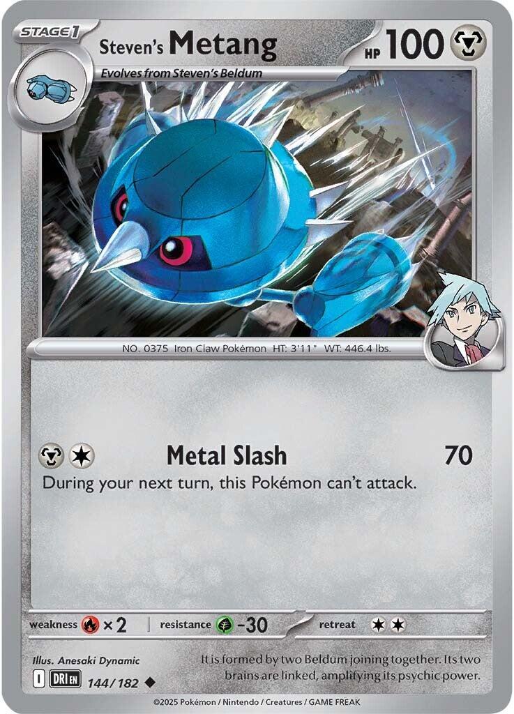Steven's Metang (144/182) [Scarlet & Violet: Destined Rivals] | Black Swamp Games