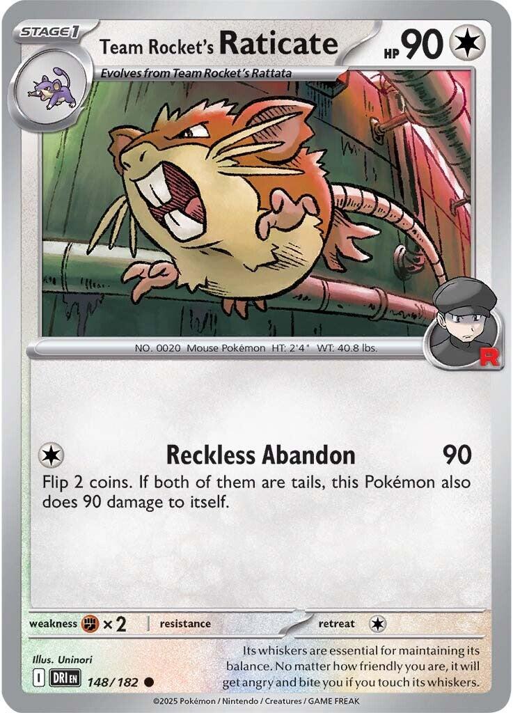 Team Rocket's Raticate (148/182) [Scarlet & Violet: Destined Rivals] | Black Swamp Games
