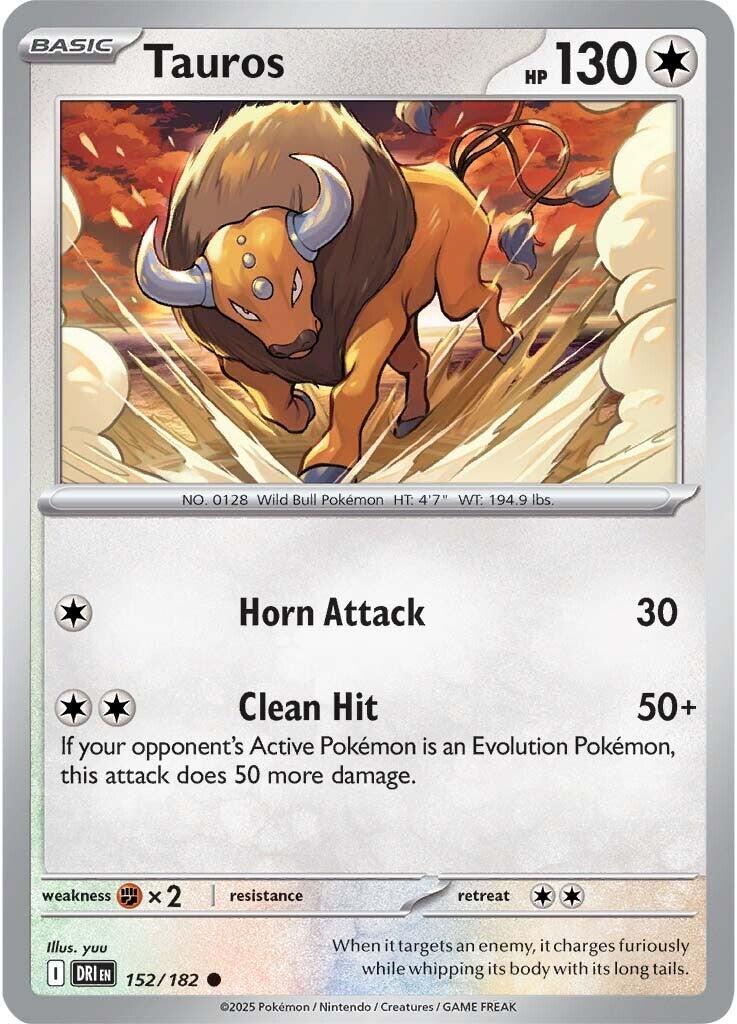 Tauros (152/182) [Scarlet & Violet: Destined Rivals] | Black Swamp Games