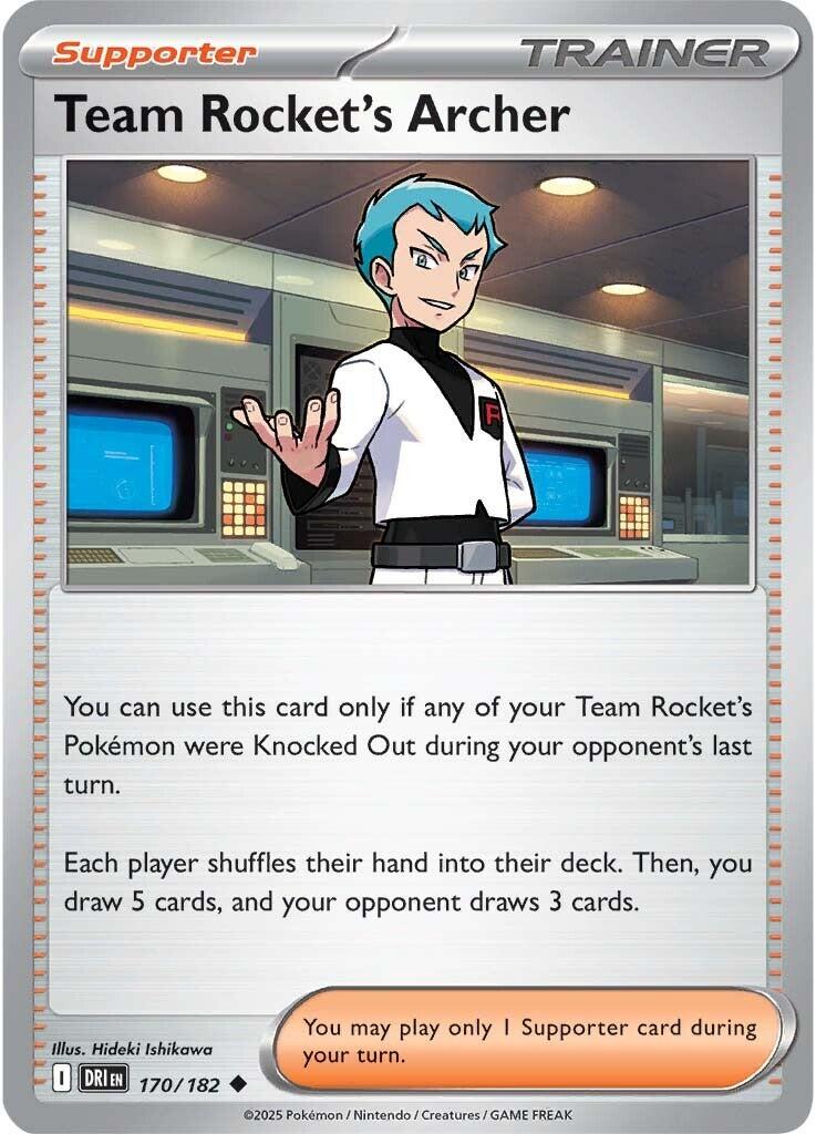 Team Rocket's Archer (170/182) [Scarlet & Violet: Destined Rivals] | Black Swamp Games