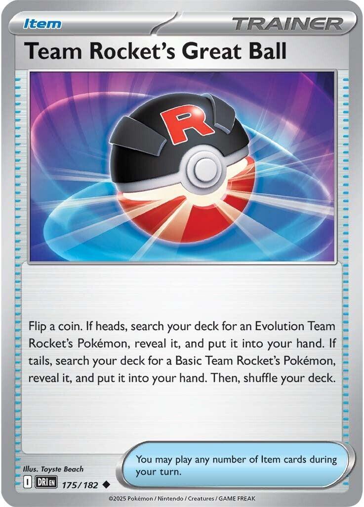 Team Rocket's Great Ball (175/182) [Scarlet & Violet: Destined Rivals] | Black Swamp Games