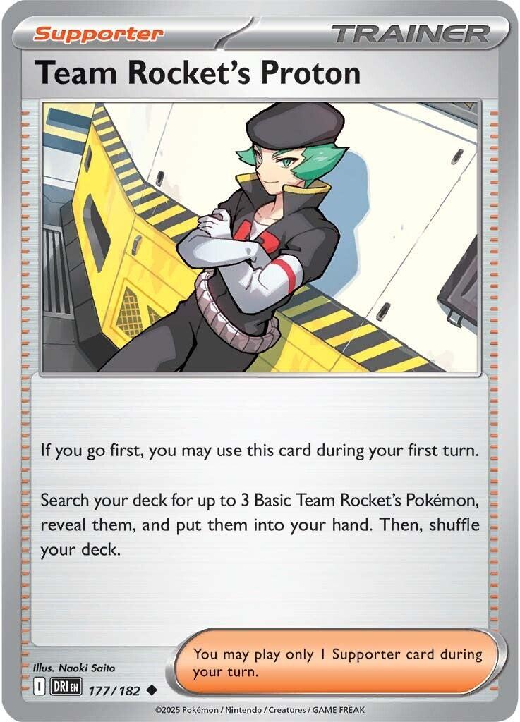 Team Rocket's Proton (177/182) [Scarlet & Violet: Destined Rivals] | Black Swamp Games