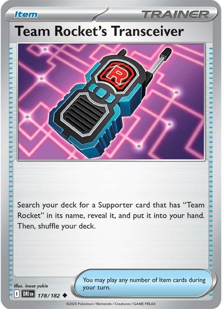 Team Rocket's Transceiver (178/182) [Scarlet & Violet: Destined Rivals] | Black Swamp Games
