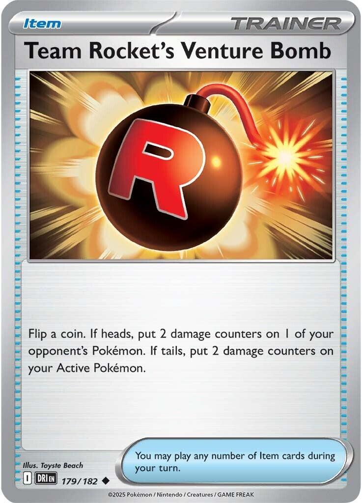 Team Rocket's Venture Bomb (179/182) [Scarlet & Violet: Destined Rivals] | Black Swamp Games