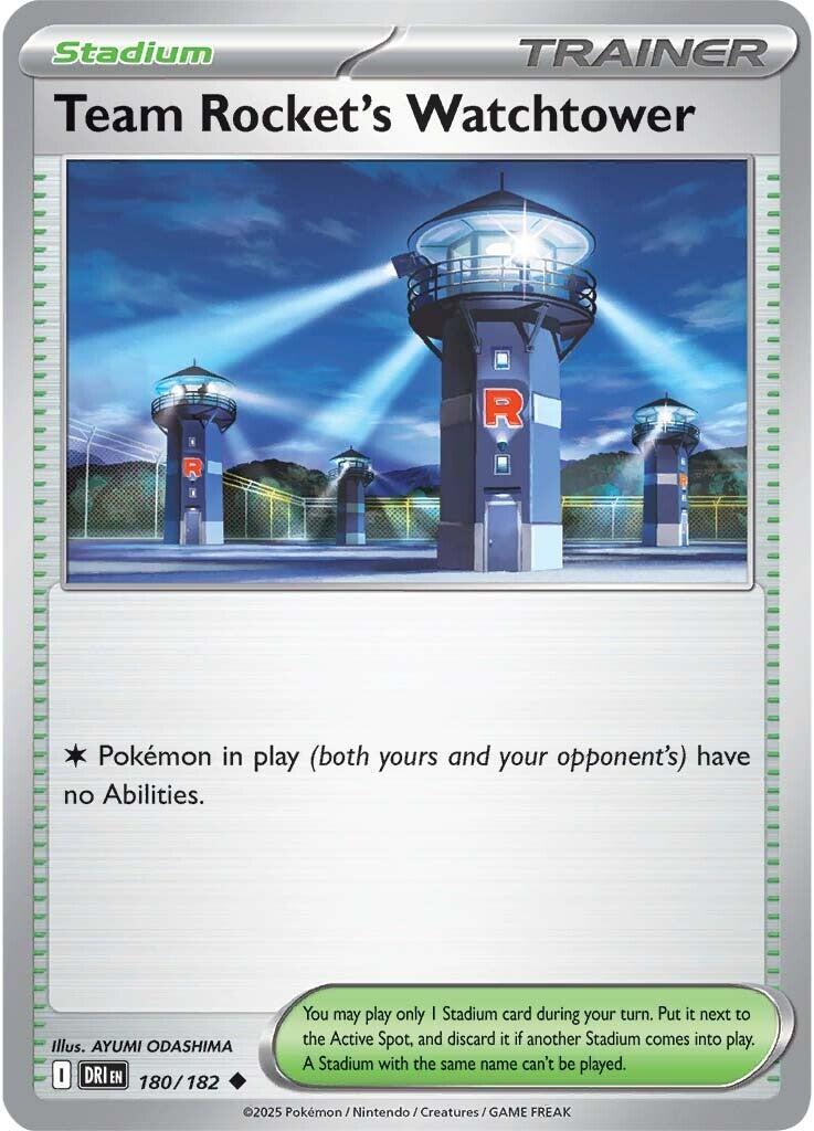 Team Rocket's Watchtower (180/182) [Scarlet & Violet: Destined Rivals] | Black Swamp Games