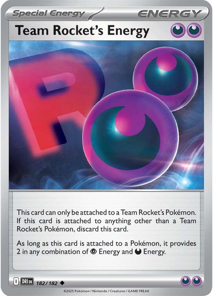 Team Rocket's Energy (182/182) [Scarlet & Violet: Destined Rivals] | Black Swamp Games