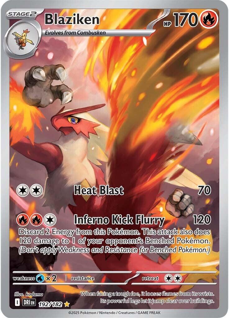Blaziken (192/182) [Scarlet & Violet: Destined Rivals] | Black Swamp Games
