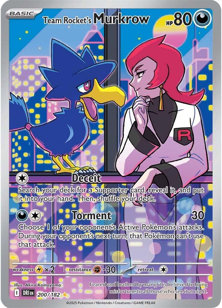 Team Rocket's Murkrow (200/182) [Scarlet & Violet: Destined Rivals] | Black Swamp Games