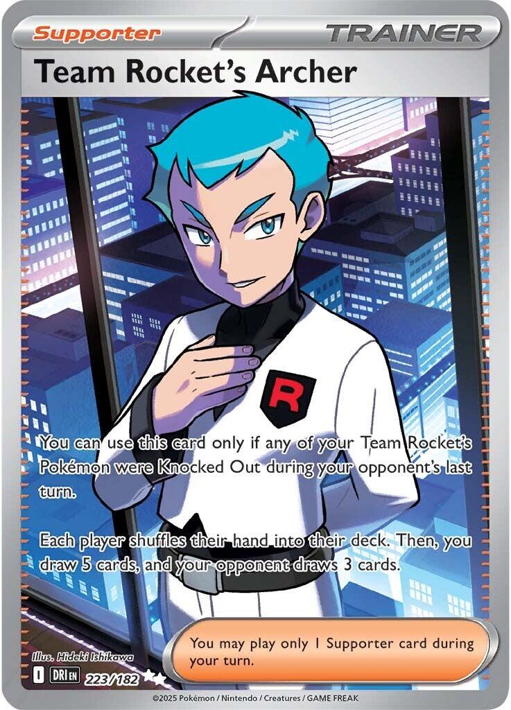 Team Rocket's Archer (223/182) [Scarlet & Violet: Destined Rivals] | Black Swamp Games