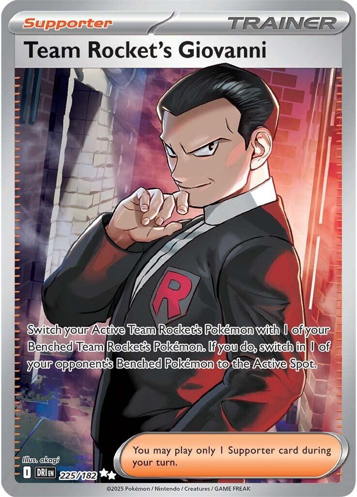 Team Rocket's Giovanni (225/182) [Scarlet & Violet: Destined Rivals] | Black Swamp Games