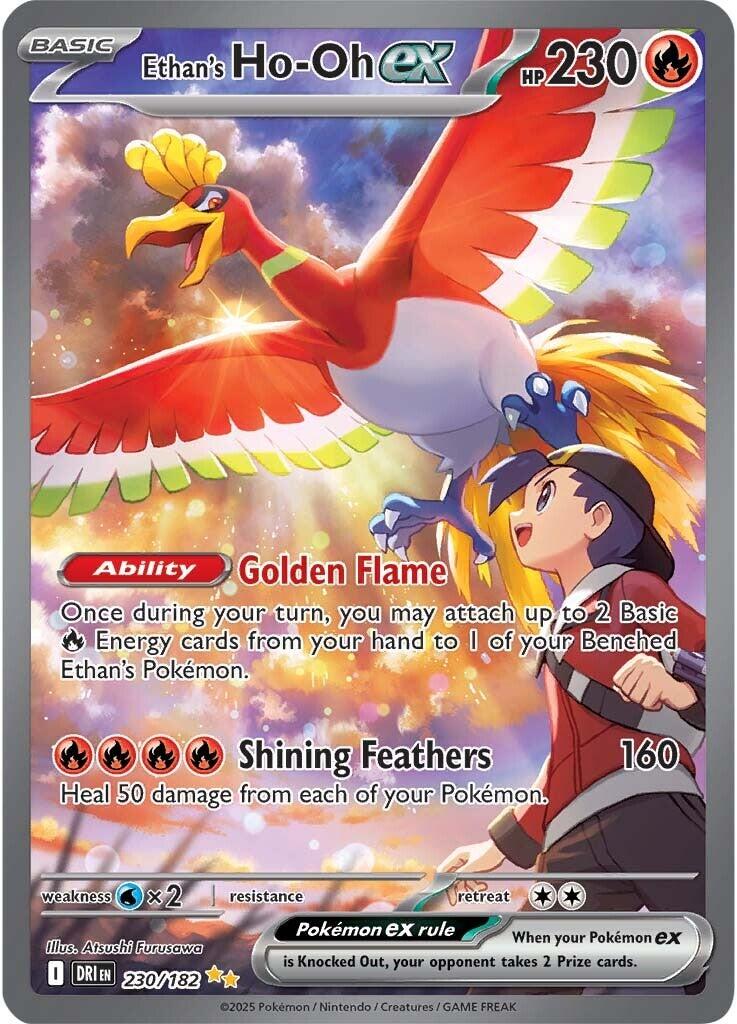 Ethan's Ho-Oh ex (230/182) [Scarlet & Violet: Destined Rivals] | Black Swamp Games