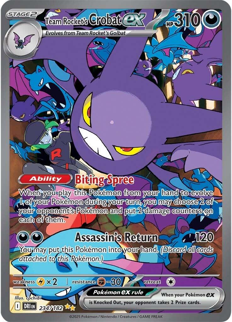 Team Rocket's Crobat ex (234/182) [Scarlet & Violet: Destined Rivals] | Black Swamp Games