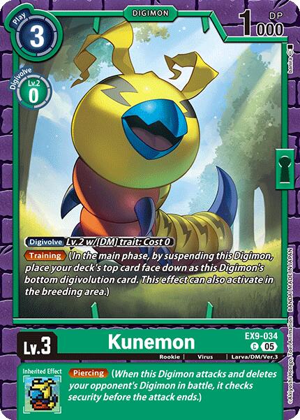 Kunemon [EX9-034] [Versus Monsters] | Black Swamp Games